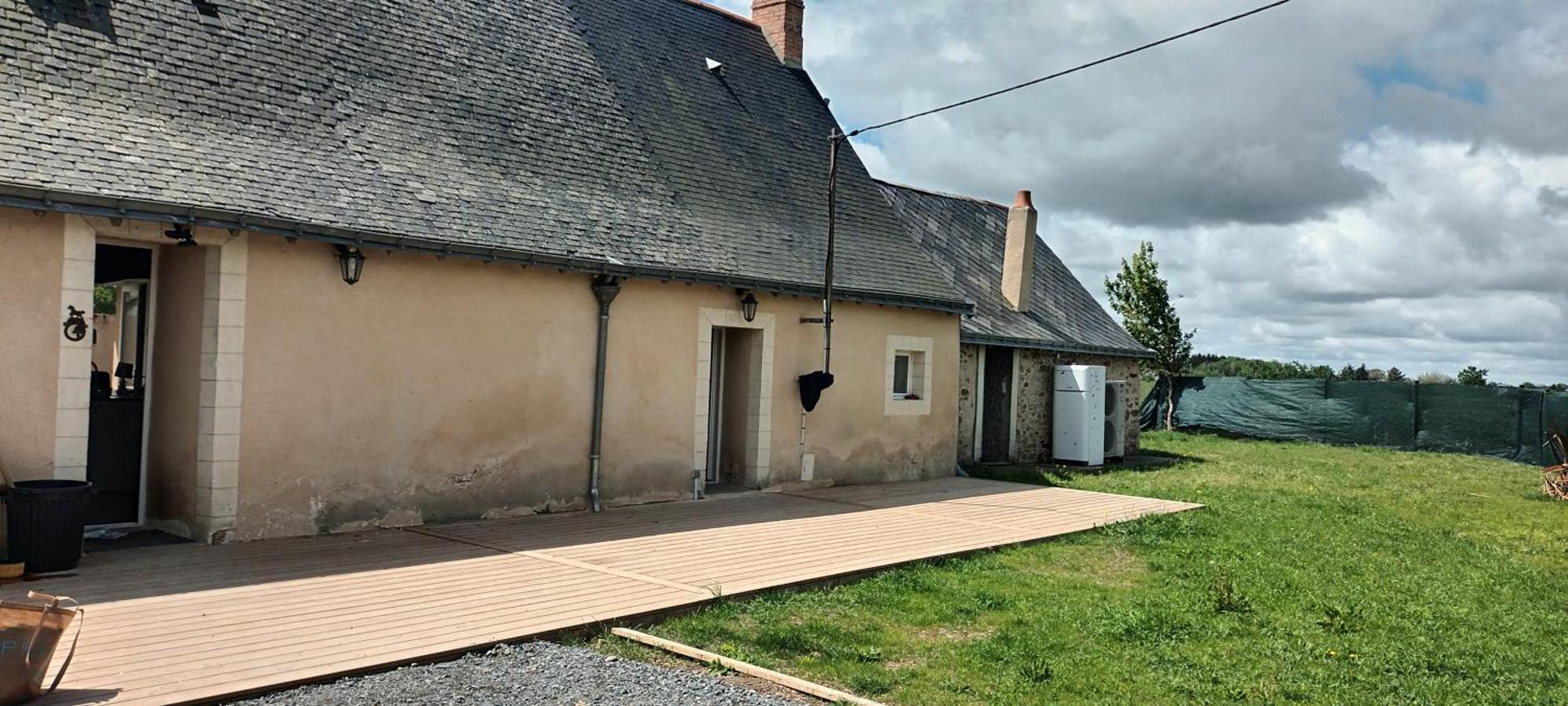 Maison De Campagne Seiches-sur-le-Loir Eksteriør billede